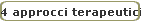 4 approcci terapeutici