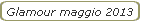Glamour maggio 2013