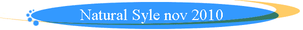 Natural Syle nov 2010